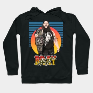 Retro Style Flyer Bray Watt Wrestling Hoodie